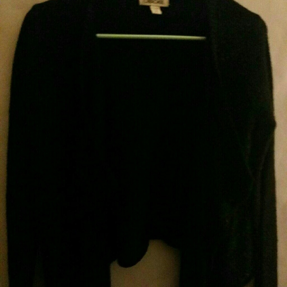 Black Sequins Cardigan